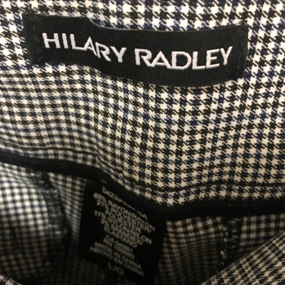 Hilary Radley Houndstooth Women's Sz Large Pants - Picture 8 of 8